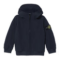 Giubbino bambino Stone Island blu navy in tessuto tecnico