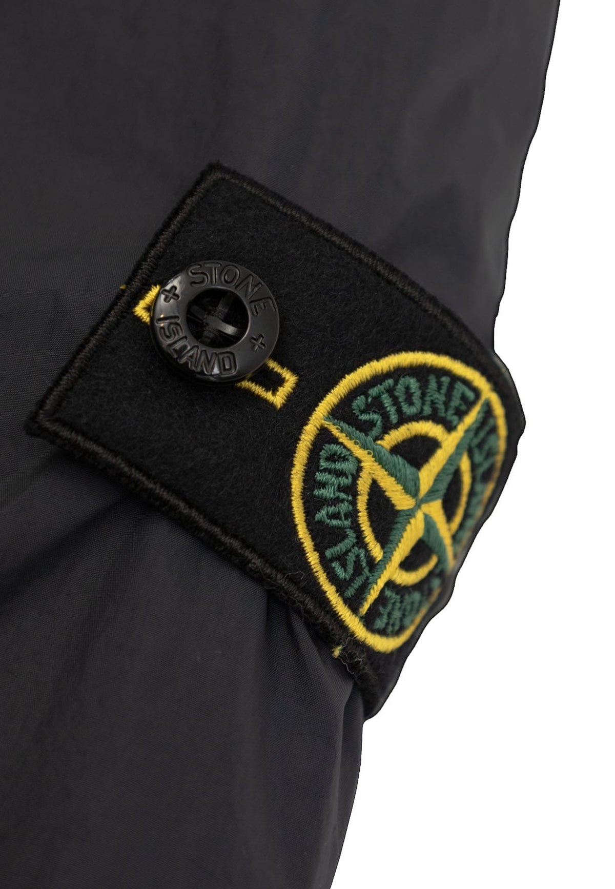 Giubbino bambino Stone Island nero in nylon