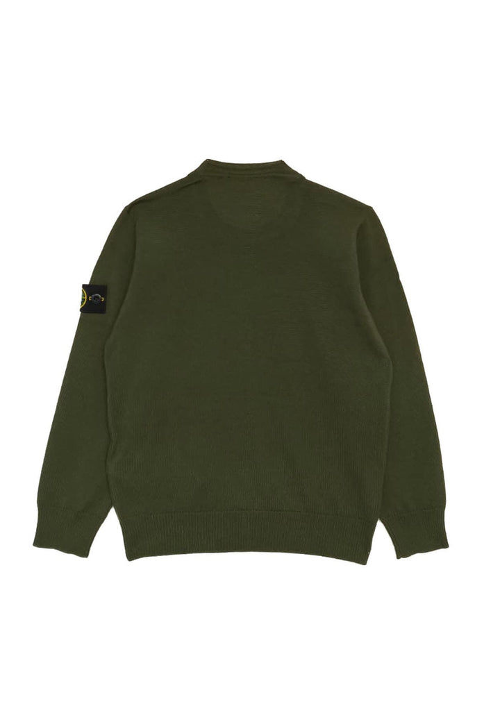 Maglia bambino Stone Island verde in lana