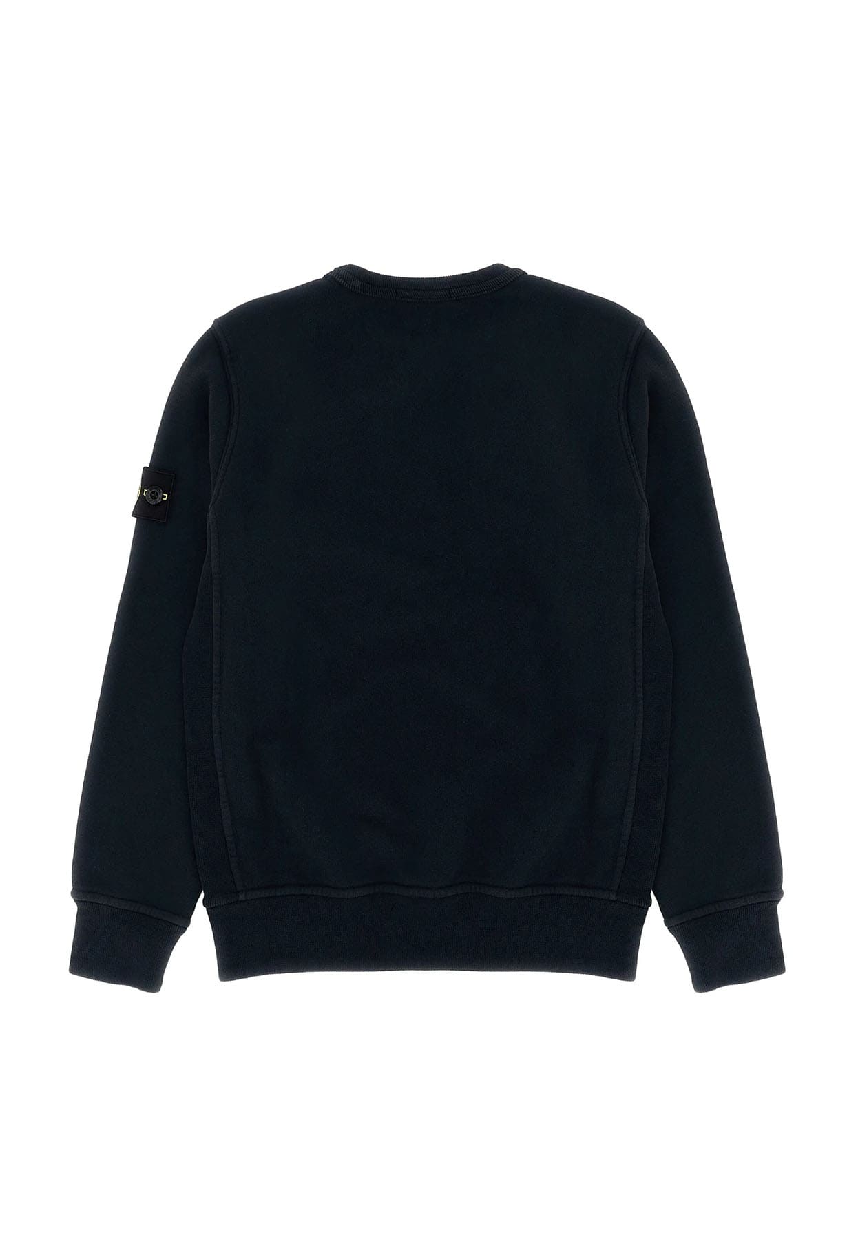 Felpa bambino Stone Island blu in cotone