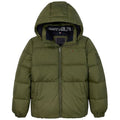 Giubbino bambinoTommy Hilfiger verde in tessuto tecnico