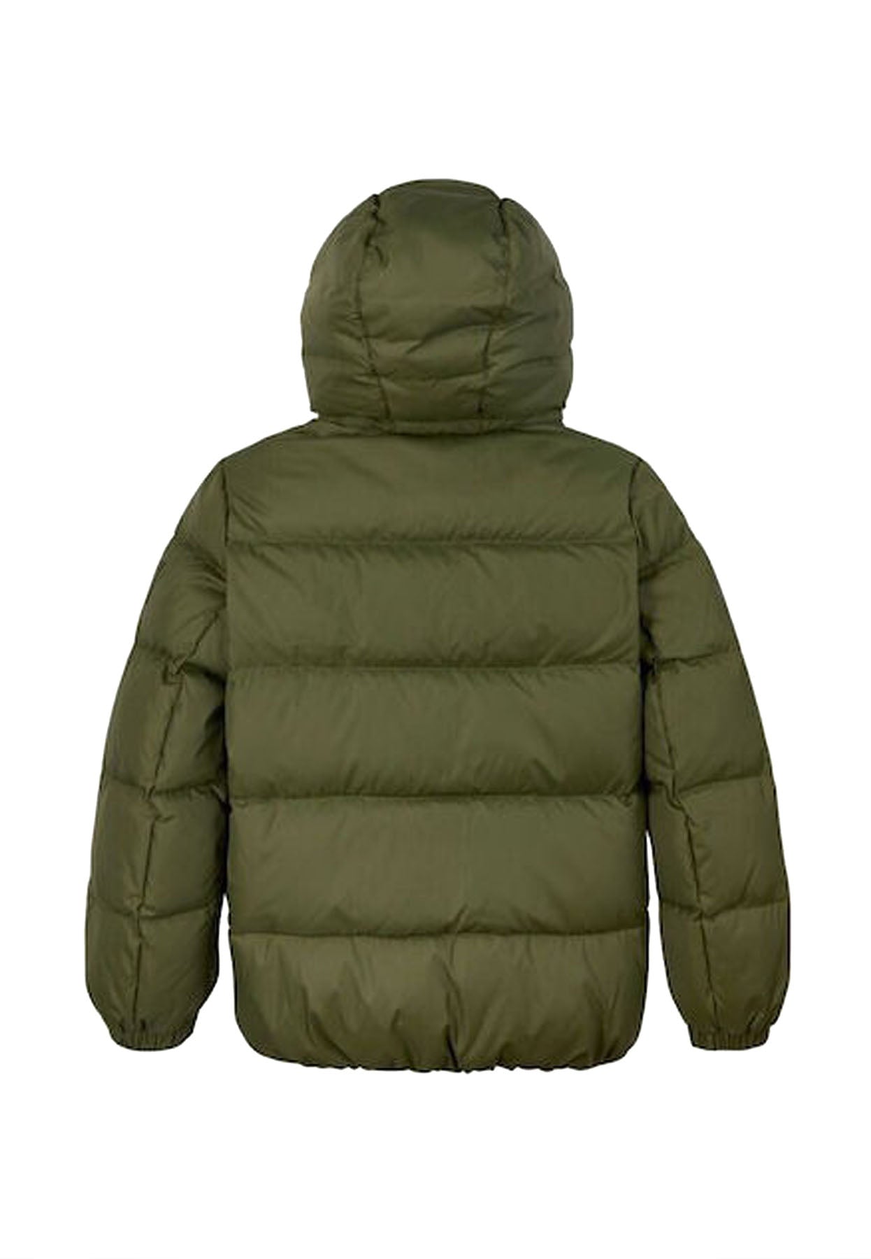 Giubbino neonato Tommy Hilfiger verde in tessuto tecnico