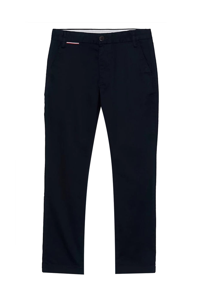 Pantalone bambino Tommy Hilfiger blu navy in cotone
