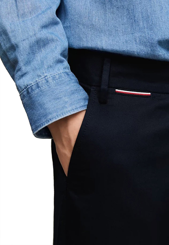 Pantalone bambino Tommy Hilfiger blu navy in cotone