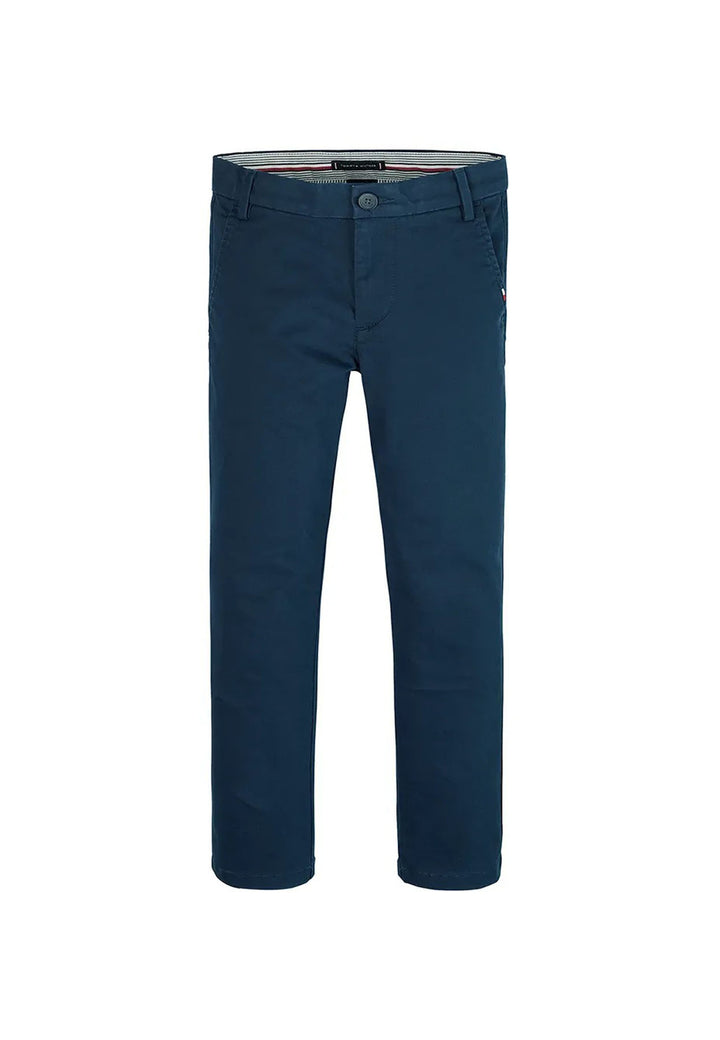 Pantalone bambino Tommy Hilfiger blu in cotone
