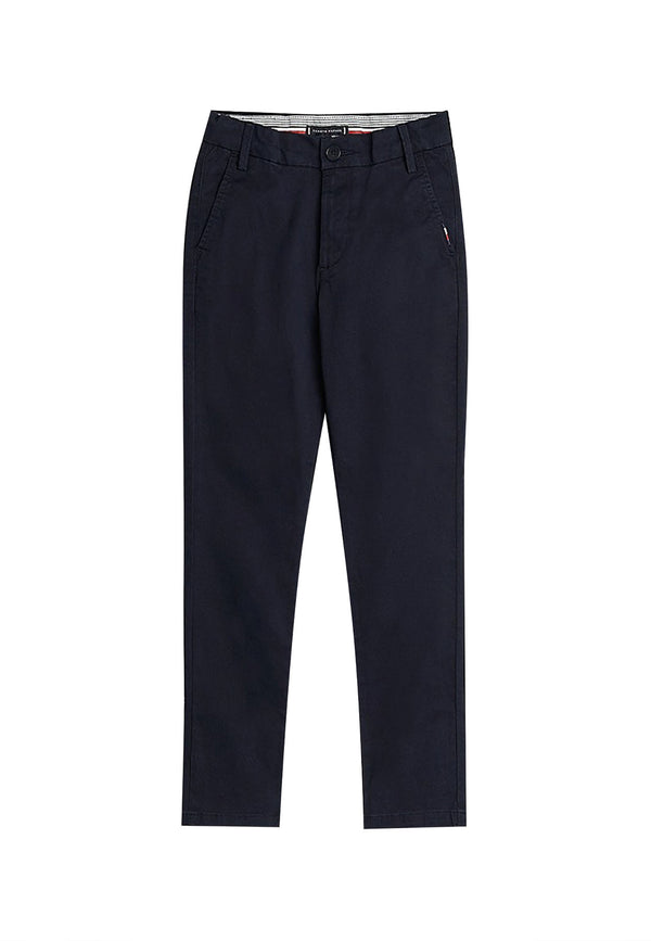 Pantalone bambinoTommy Hilfiger blu in cotone