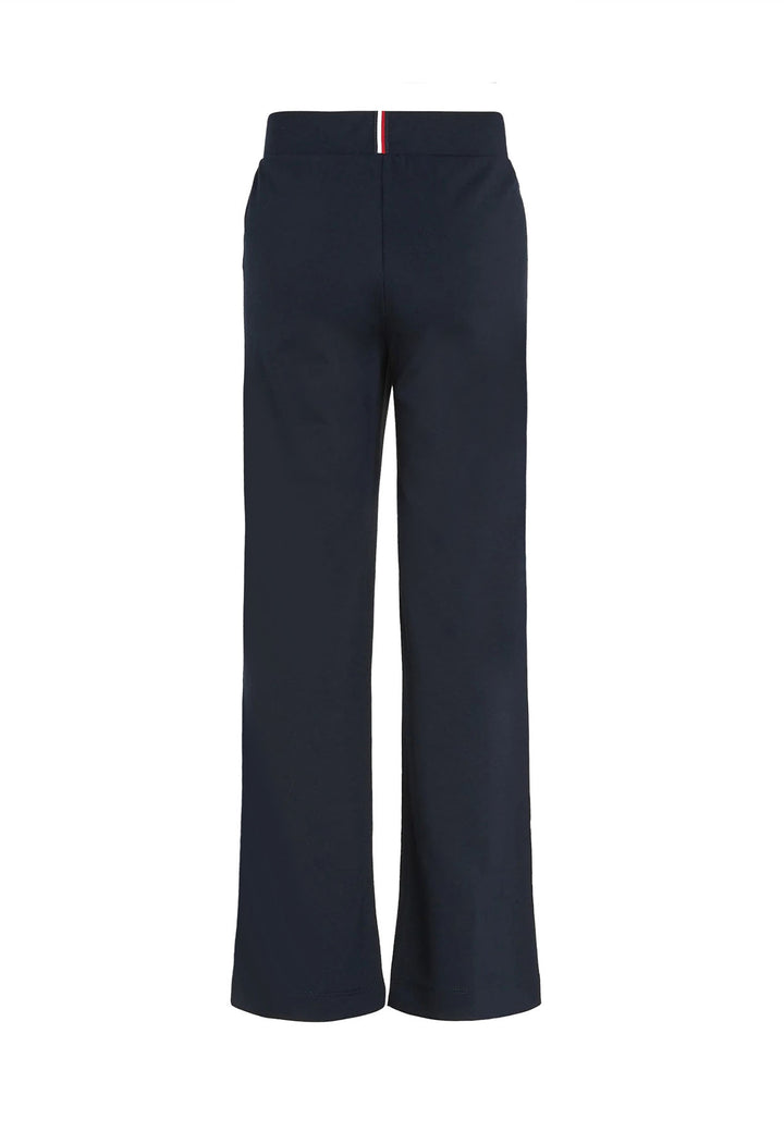 Pantalone bambina Tommy Hilfiger blu in misto modal