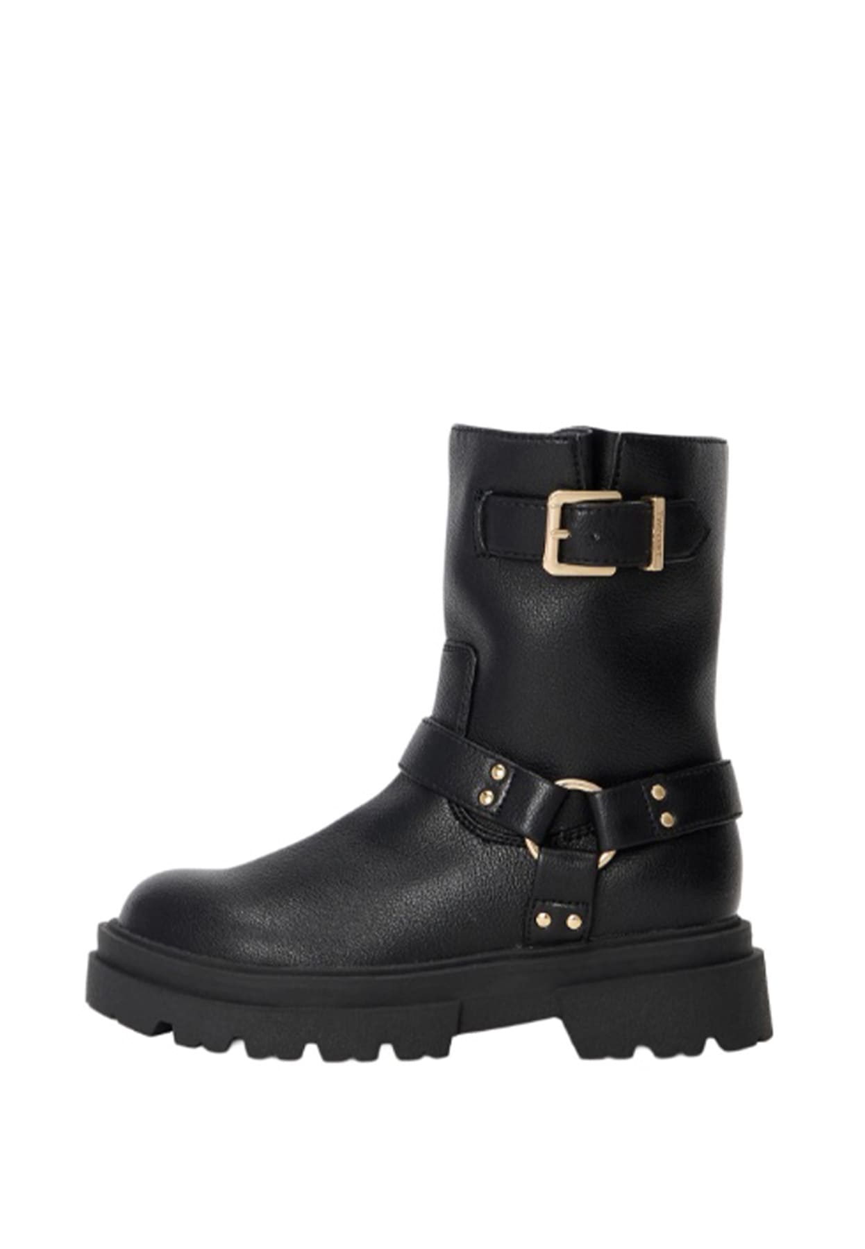 Stivaletto bambina Twinset nero effetto pelle