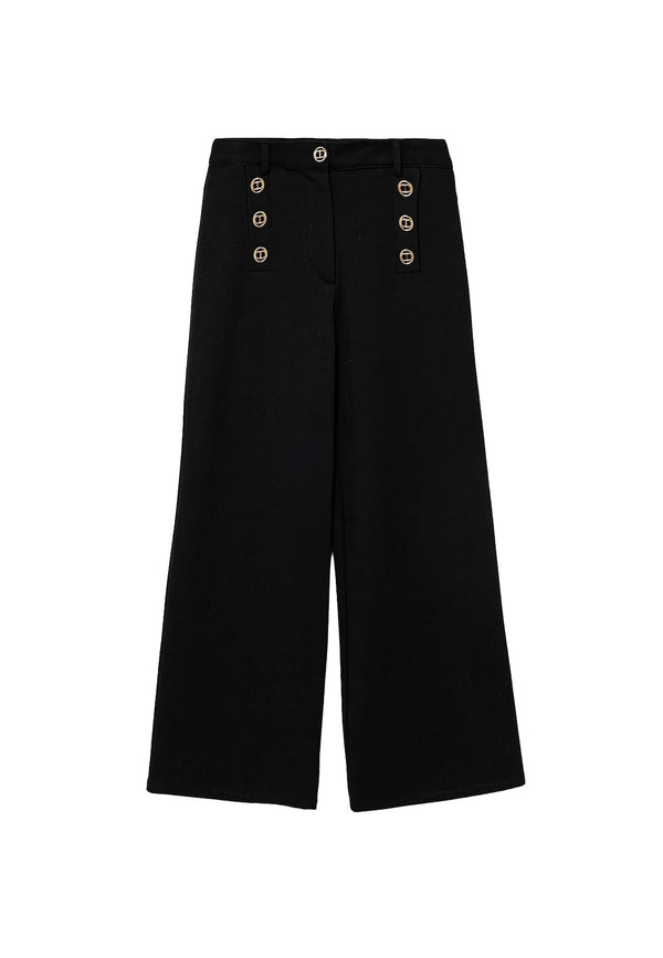 Pantalone bambina Twinset nero in punto Milano