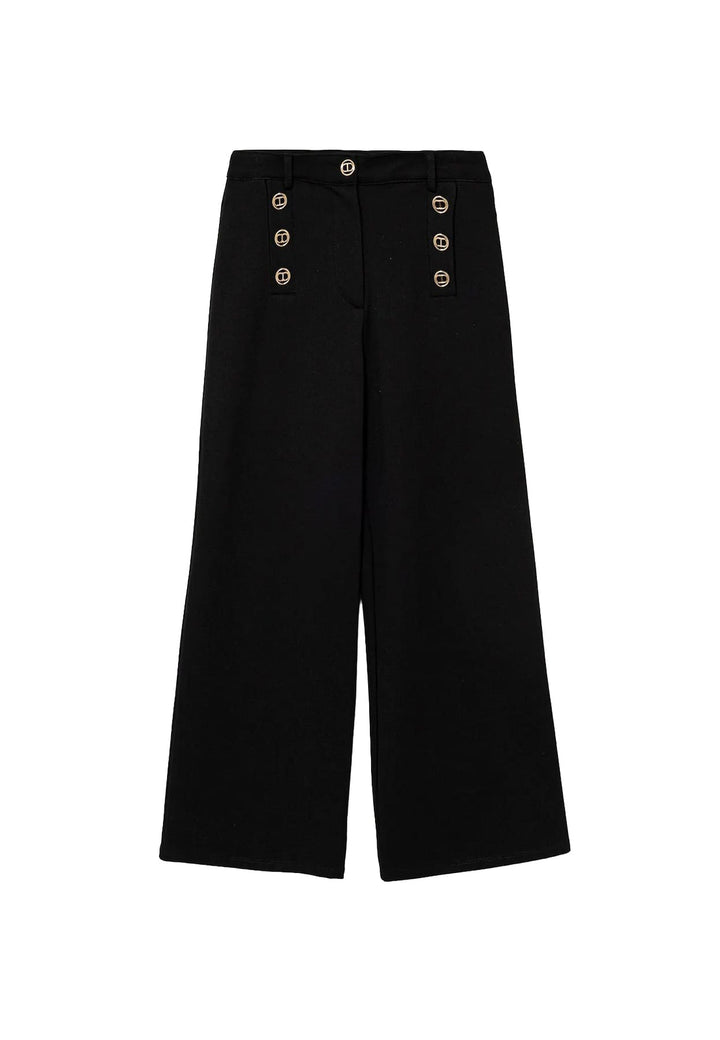 Pantalone bambina Twinset nero in punto Milano