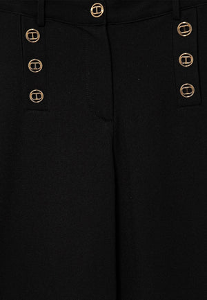 Pantalone bambina Twinset nero in punto Milano