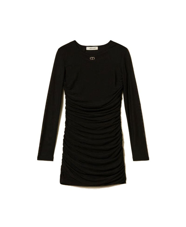 Vestito bambina Twinset nero in tulle