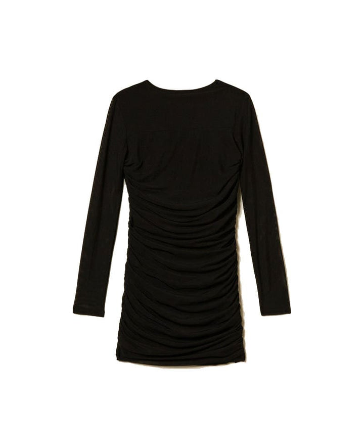 Vestito bambina Twinset nero in tulle