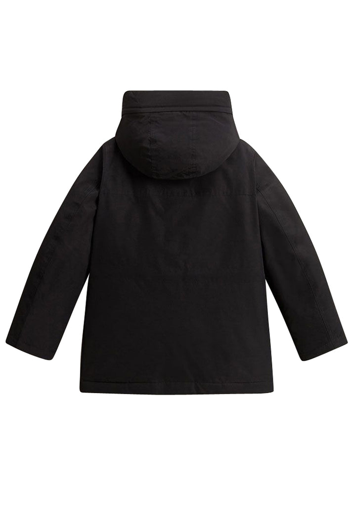 Giubbino bambino Woolrich kids New Arctic Parka Bering sea in tessuto Ramar