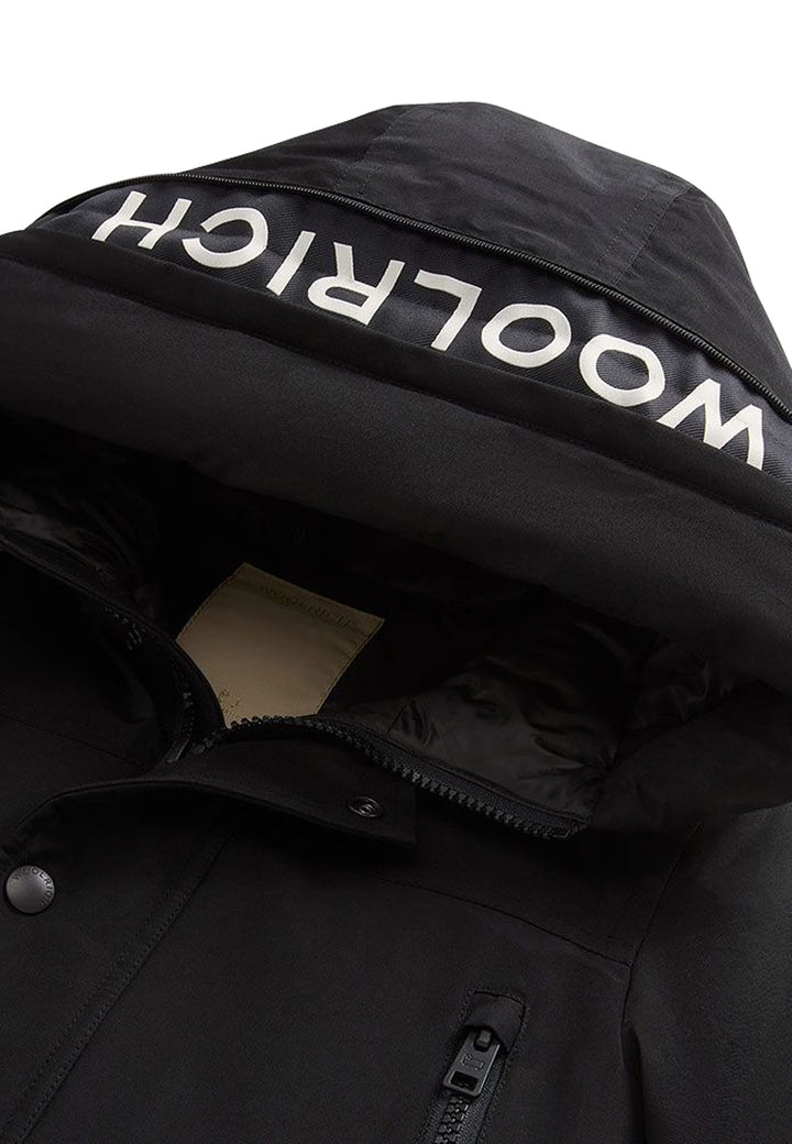 Giubbino bambino Woolrich kids New Arctic Parka Bering sea in tessuto Ramar