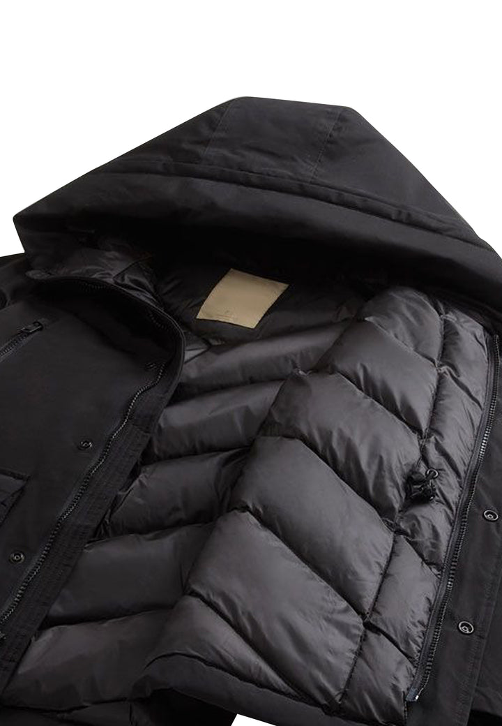 Giubbino bambino Woolrich kids New Arctic Parka Bering sea in tessuto Ramar