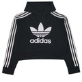 Felpa bambina Adidas nera in cotone | ViaMonte Shop