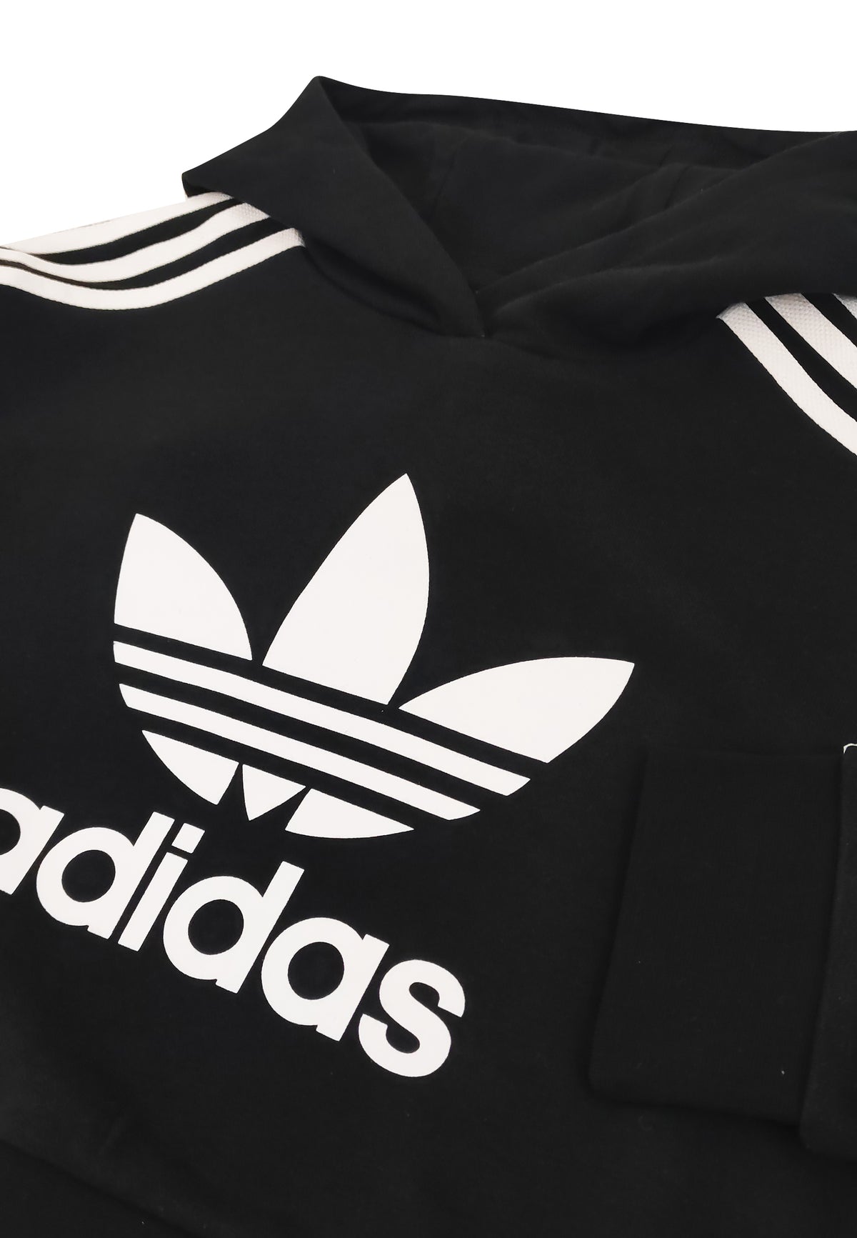 Felpa bambina Adidas nera in cotone | ViaMonte Shop