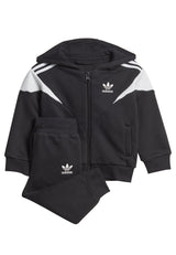 Tuta neonato Adidas nera in cotone | ViaMonte Shop