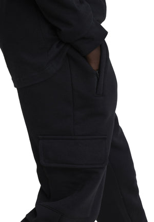 Pantalone sportivo bambino Adidas nero in cotone | ViaMonte Shop