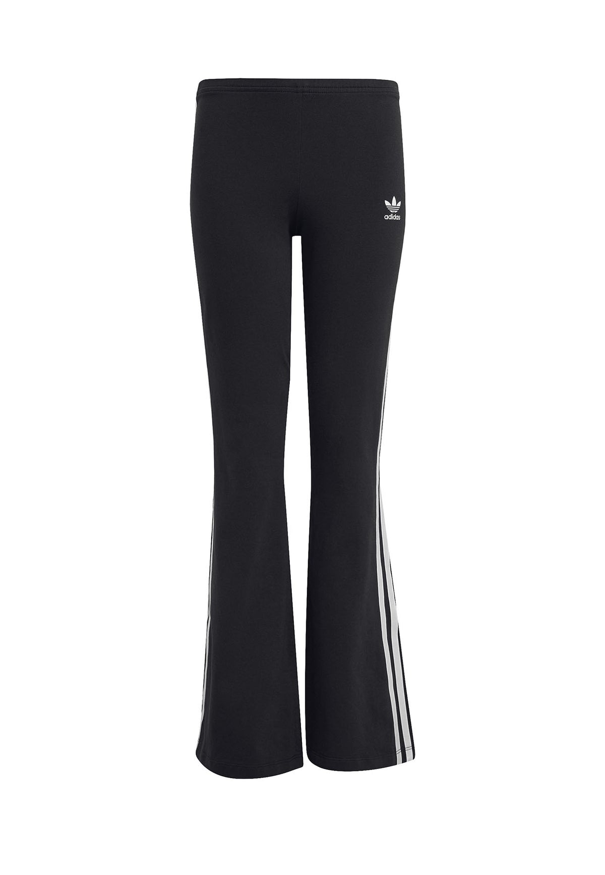 Leggings bambina Adidas nero in cotone | ViaMonte Shop