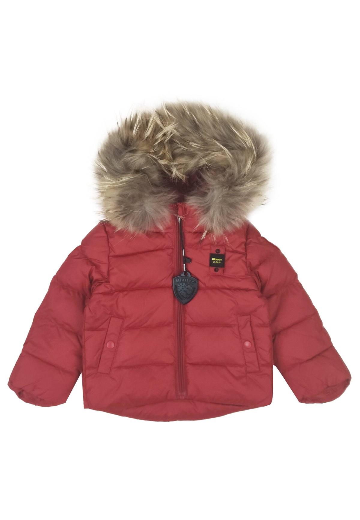 Giubbino neonato Blauer rosso in nylon | ViaMonte Shop