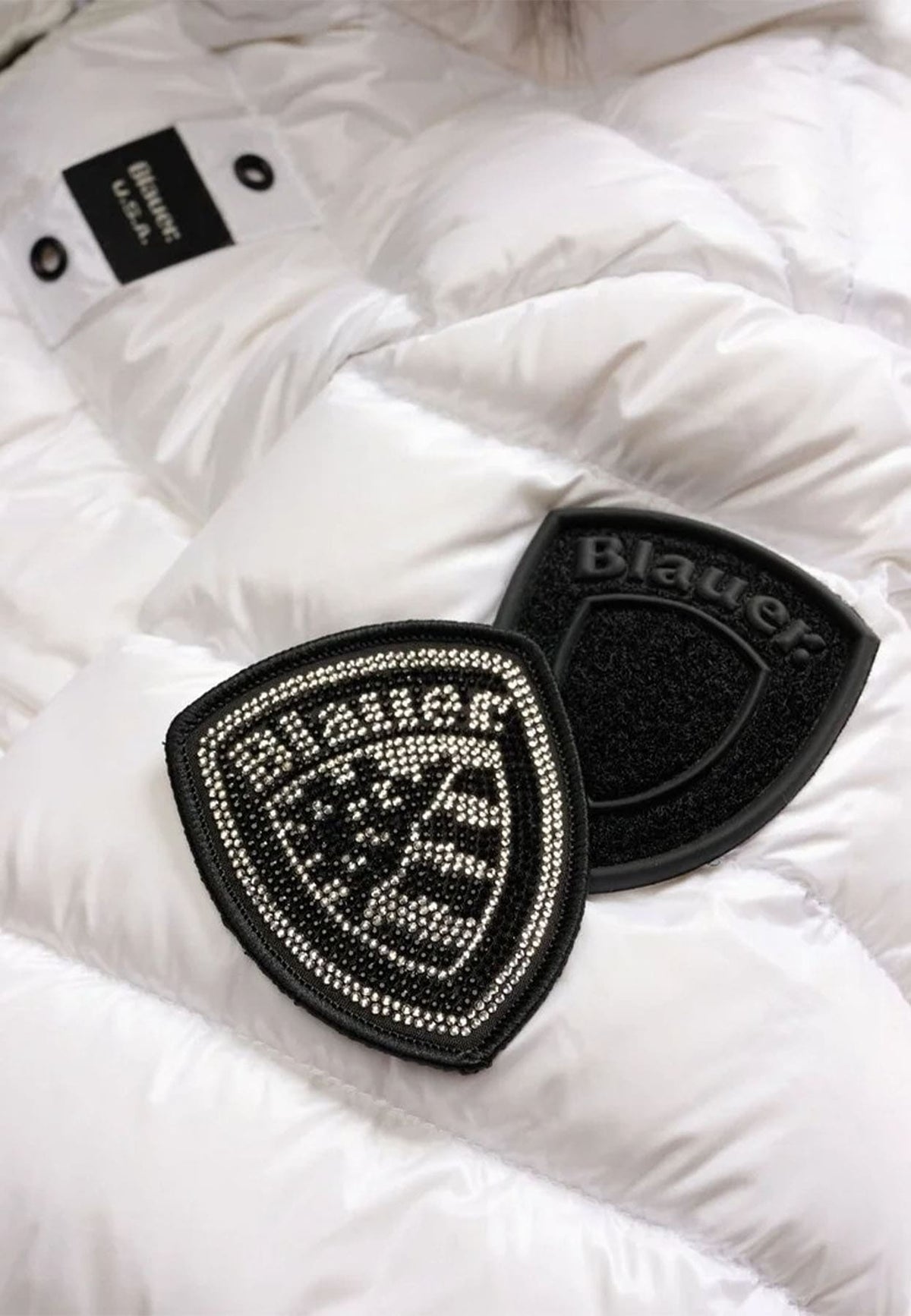 Giubbino bambina Blauer Arcadia bianco in nylon | ViaMonte Shop