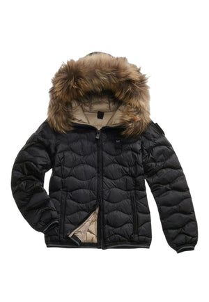 Giubbino bambina Blauer Arion nero in nylon | ViaMonte Shop