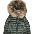 Giubbino bambina Blauer Kristin verde in nylon