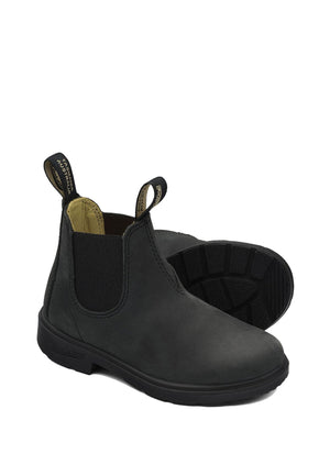 Stivaletto bambino Blundstone Rustic black in pelle