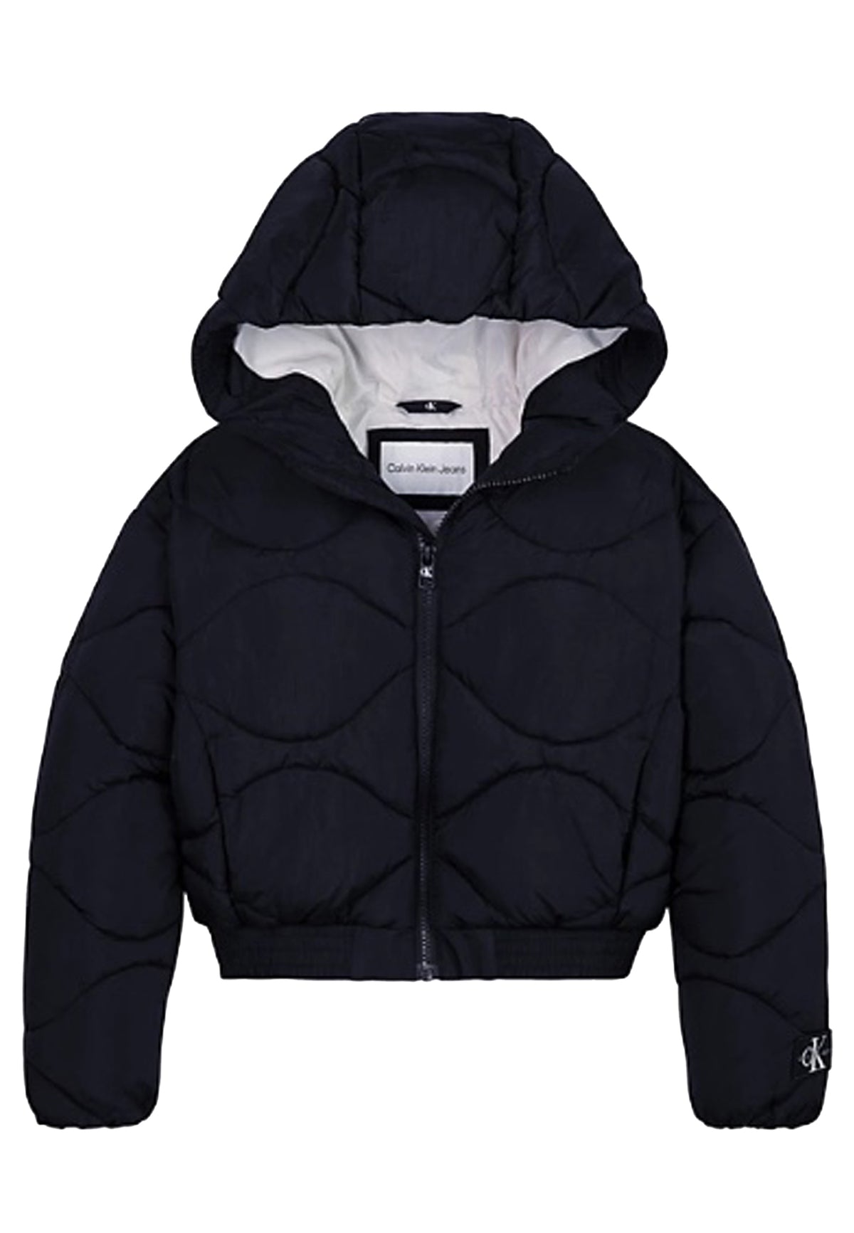 Giubbino bambina Calvin Klein Jeans nero in nylon | ViaMonte Shop
