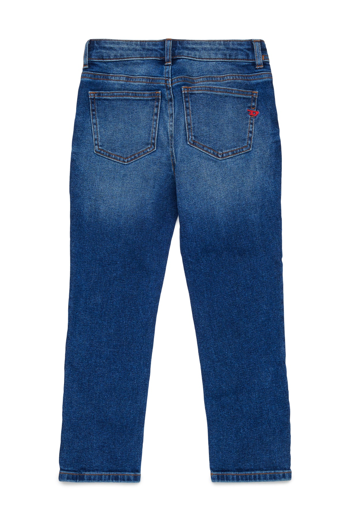 Jeans bambina Diesel blu in denim di cotone