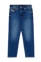 Jeans d-Lucas bambino Diesel blu in denim stretch