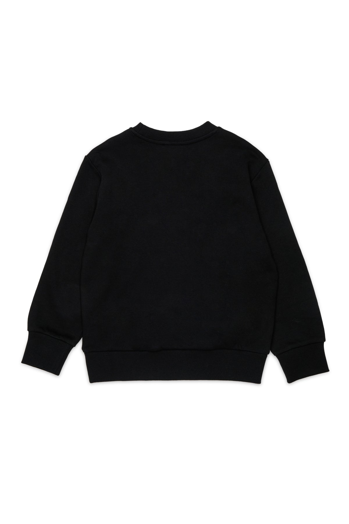 Felpa bambino Diesel nera in cotone