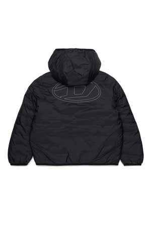 Giacca Josipls bambino Diesel nera in nylon | ViaMonte Shop