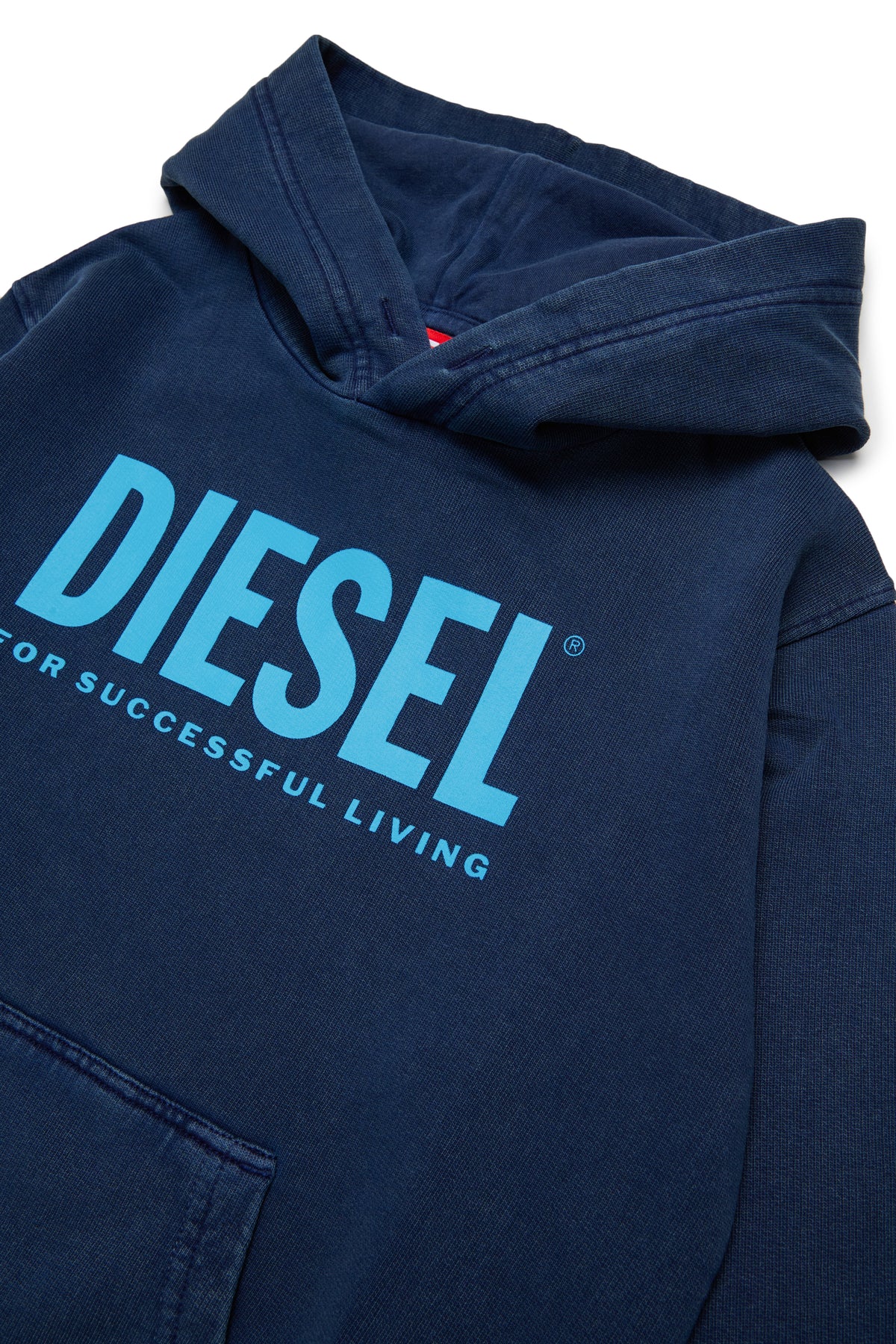 Felpa bambino Diesel blu scuro in cotone