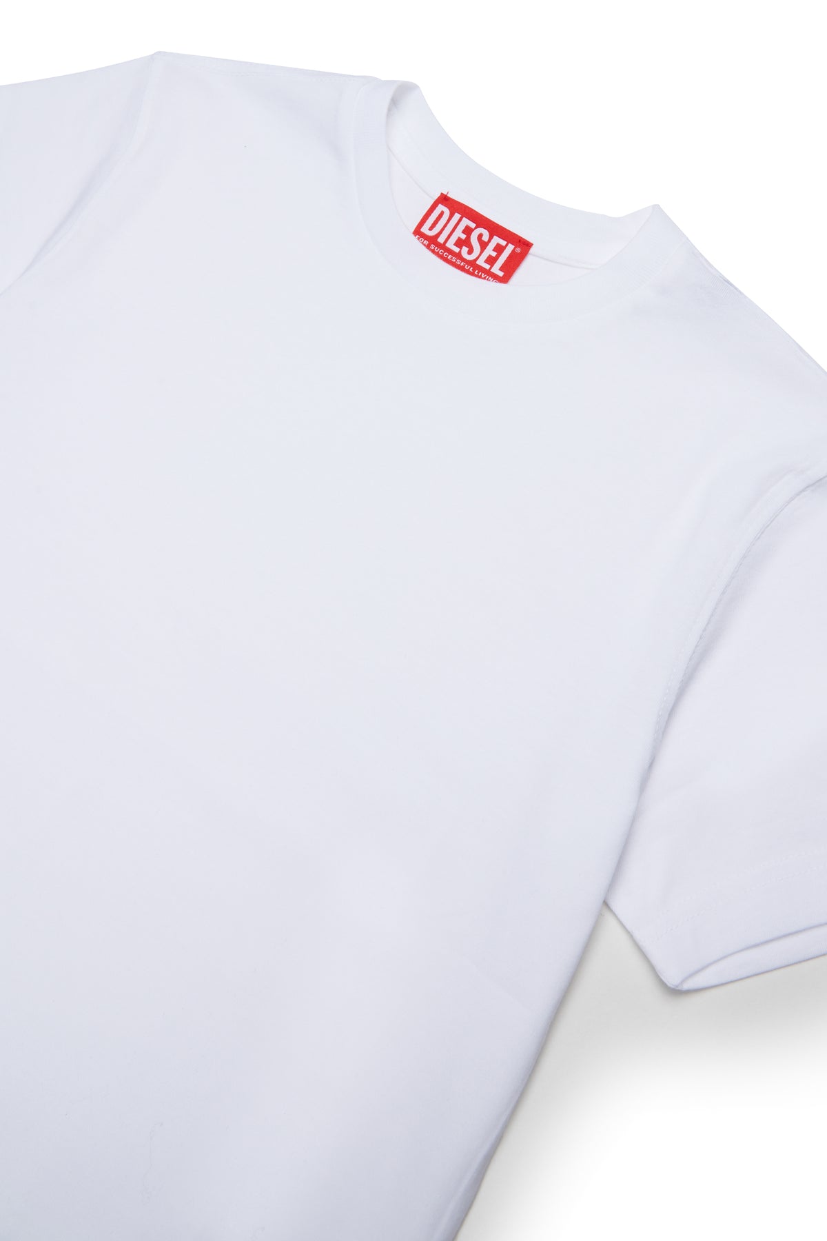T-shirt bambino Diesel bianca in cotone | ViaMonte Shop