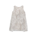 Vestito bambina Elisabetta Franchi La mia Bambina color burro in shantung | ViaMonte Shop