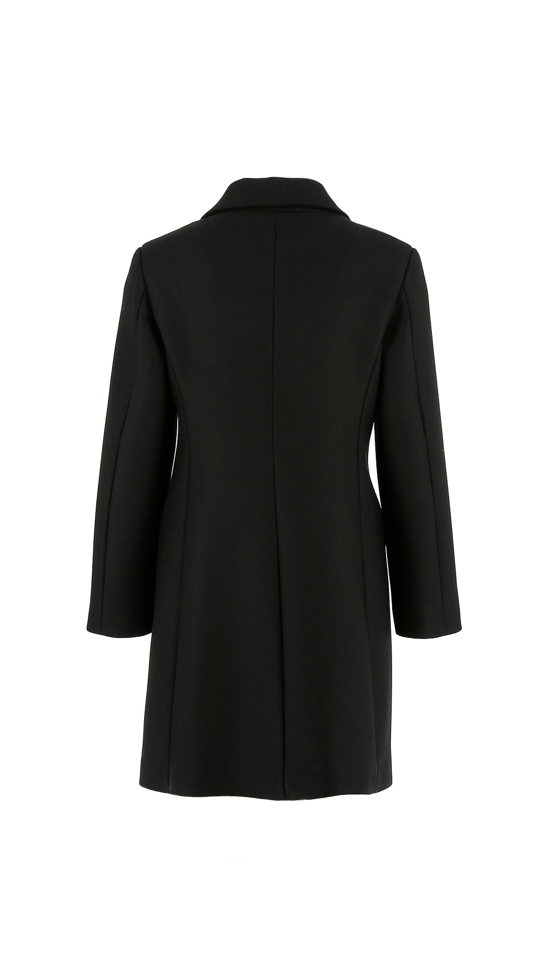 Cappotto bambina Elisabetta Franchi La Mia Bambina nero in misto viscosa | ViaMonte Shop
