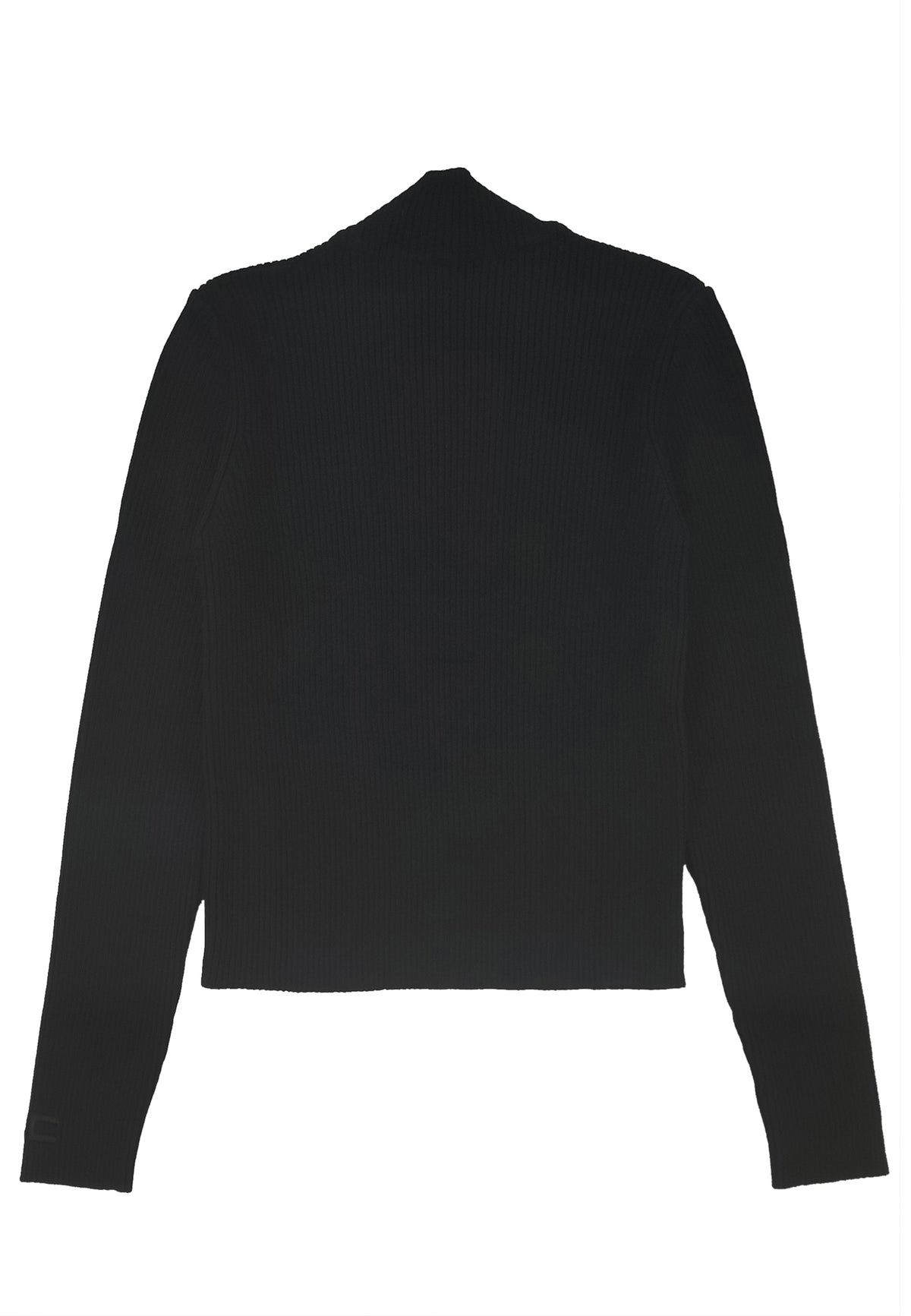 Maglia lupetto Elisabetta Franchi La Mia Bambina nero a costine