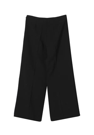 Pantalone bambina Elisabetta Franchi nero in crèpe