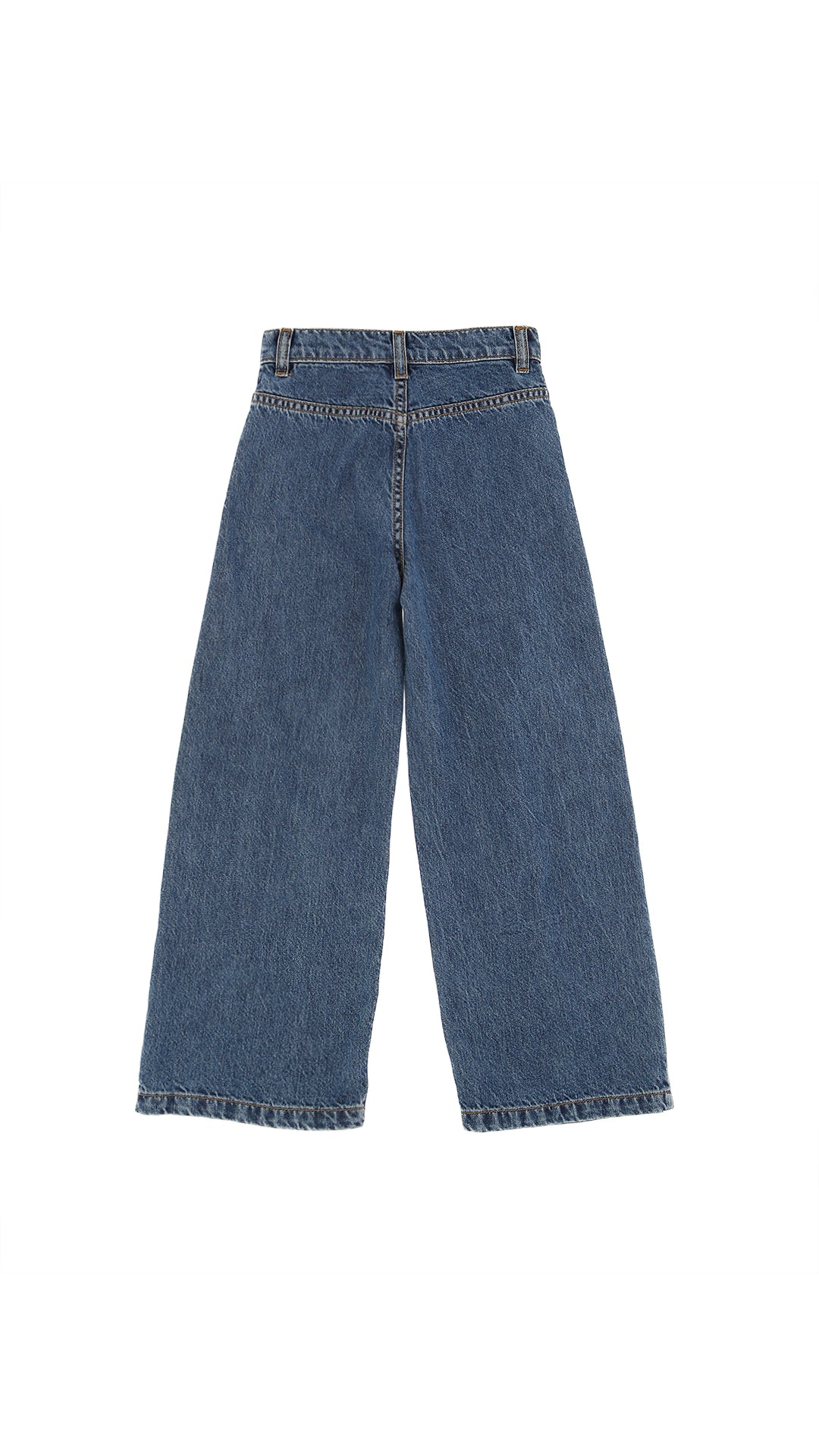 Pantalone bambina Elisabetta Franchi La mia Bambina blu in denim | ViaMonte Shop