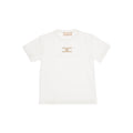 T-shirt bambina Elisabetta Franchi la mia Bambina avorio in cotone