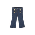 Jeans neonata Elisabetta Franchi La Mia Bambina blu in denim