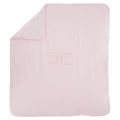 Coperta neonata Elisabetta Franchi La Mia Bambina rosa in felpa di cotone