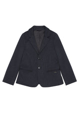 Giacca bambino Emporio Armani blu navy in misto viscosa | ViaMonte Shop