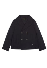 Giacca bambino Emporio Armani blu navy in nylon