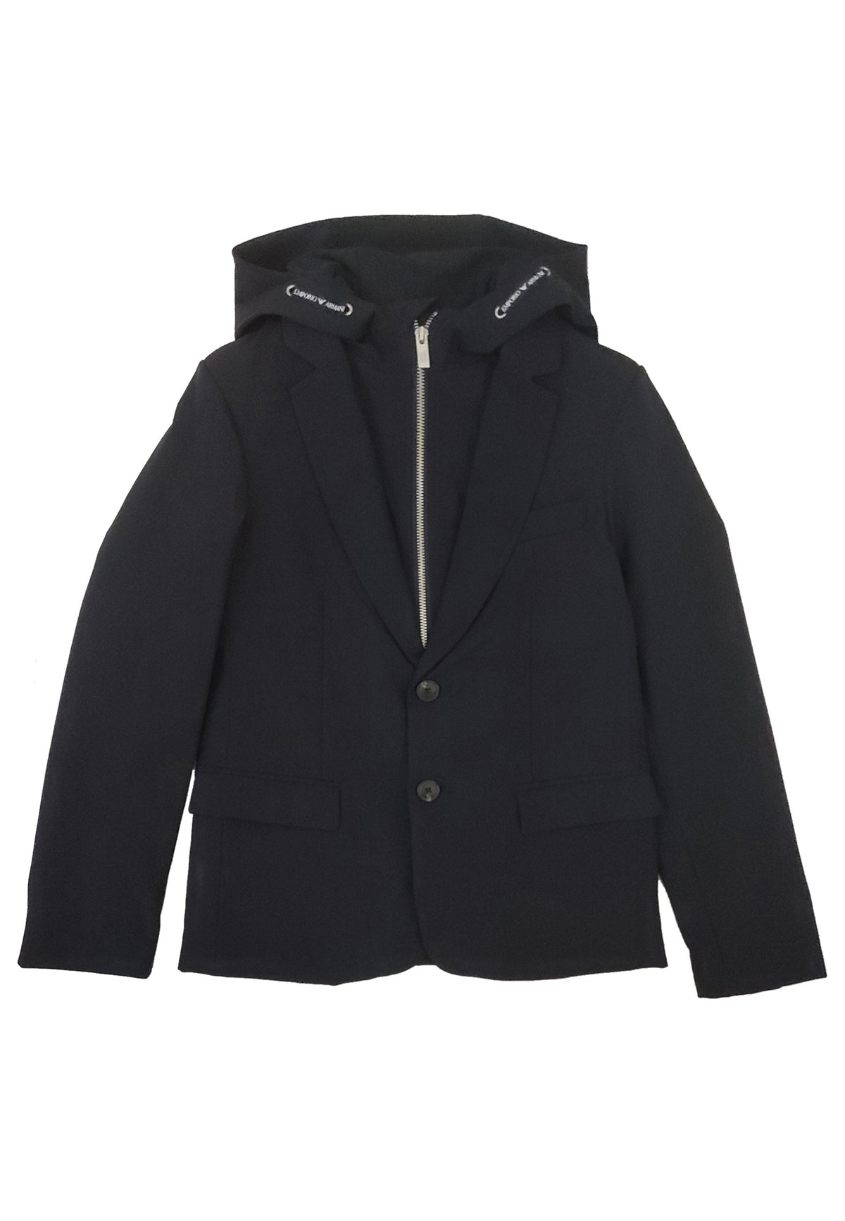 Giacca bambino Emporio Armani blu in nylon