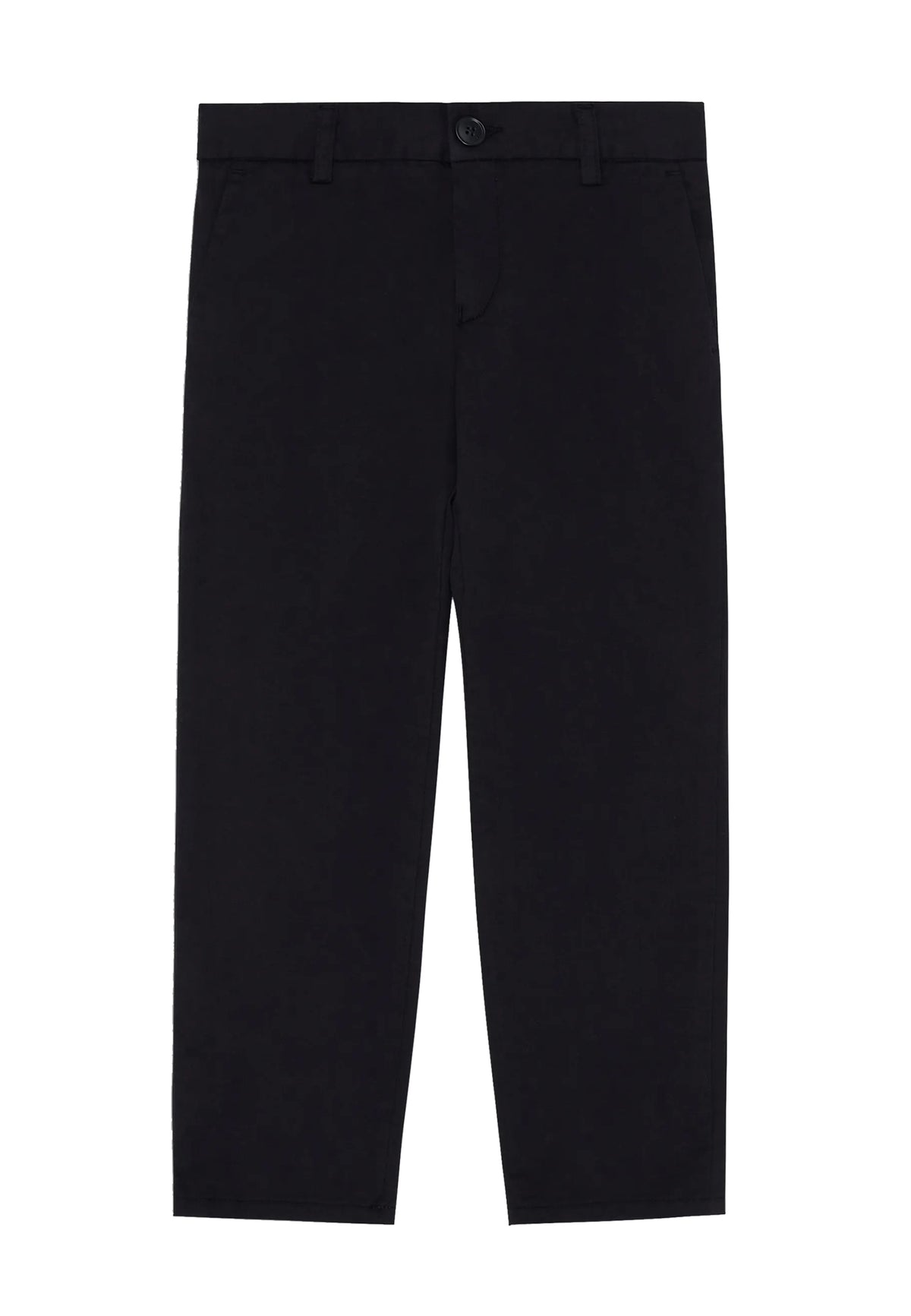 Emporio Armani pantalone chino blu bambino in cotone stretch