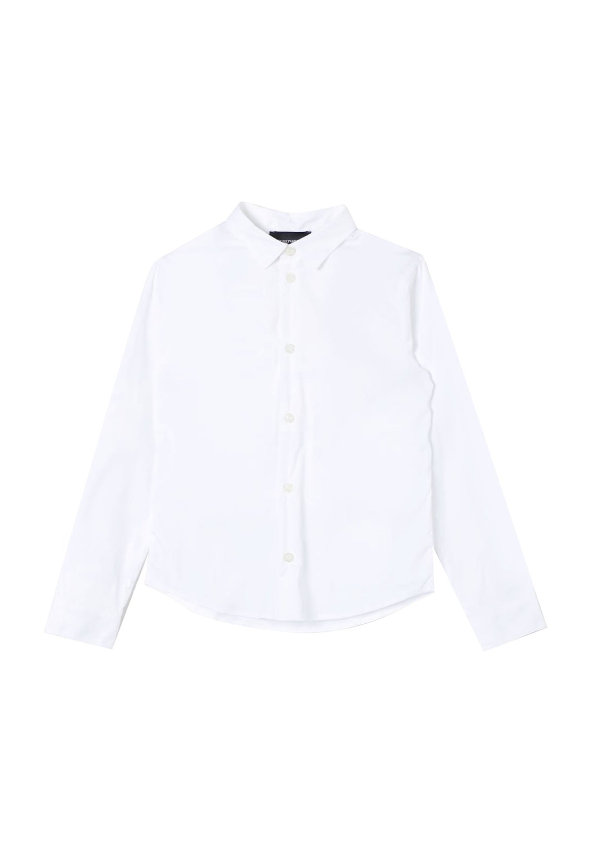 Camicia bambino Emporio Armani bianca in cotone | ViaMonte Shop